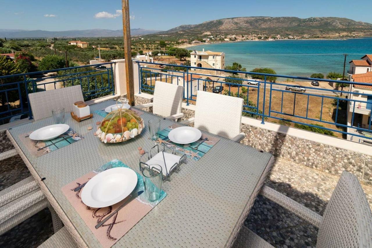 Seaview Flat Steps To The Beach Karavostasi  Exteriér fotografie