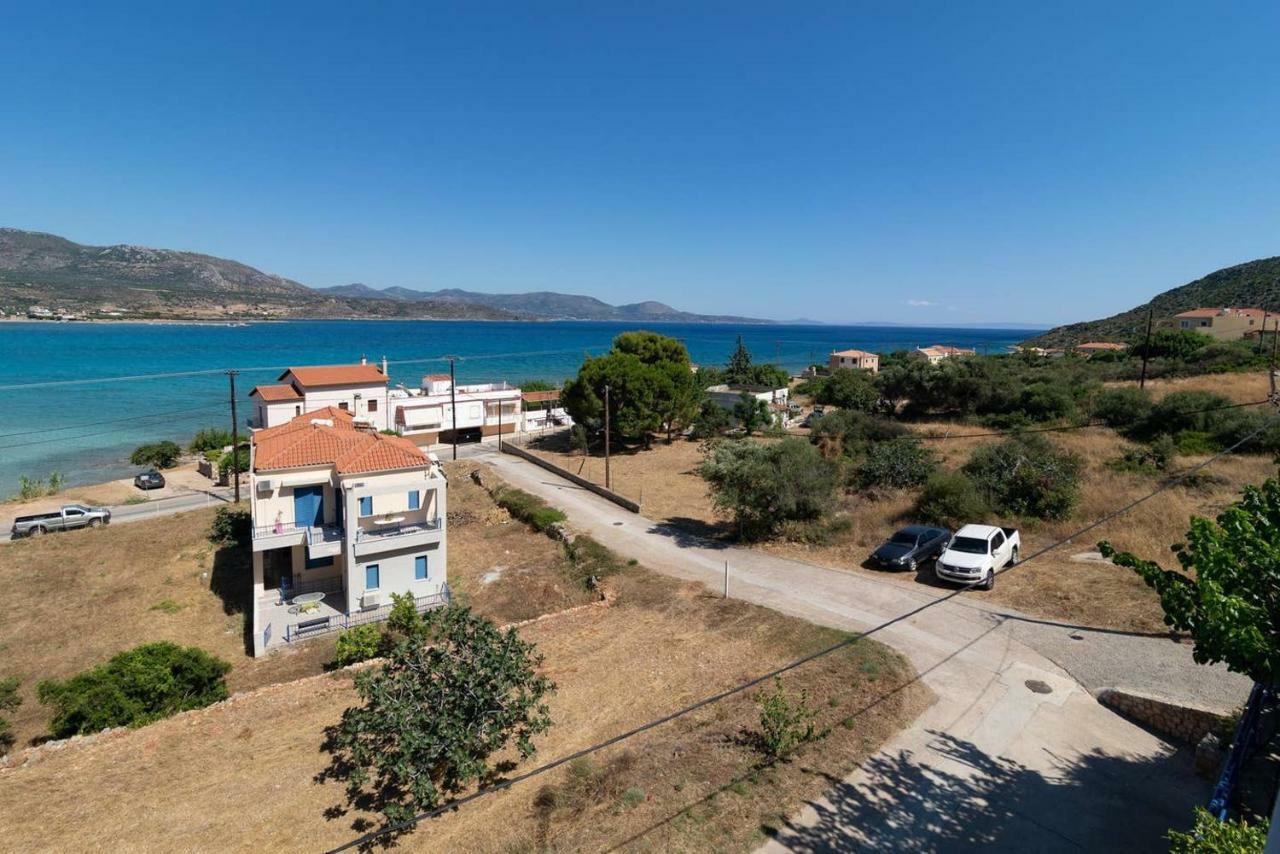 Seaview Flat Steps To The Beach Karavostasi  Exteriér fotografie